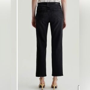 AG Adriano Goldschmied -Brinley/Genoa Black Straight Leg Jeans